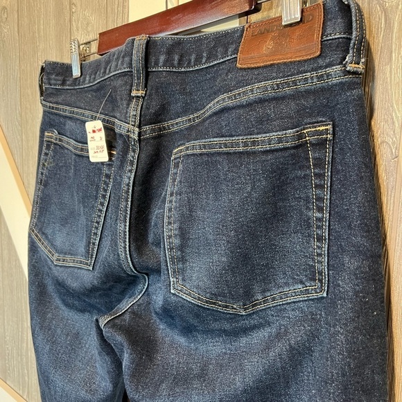 WJ2. Lands End Women's Not Too Low Rise Slim Jeans 33 - Picture 7 of 7